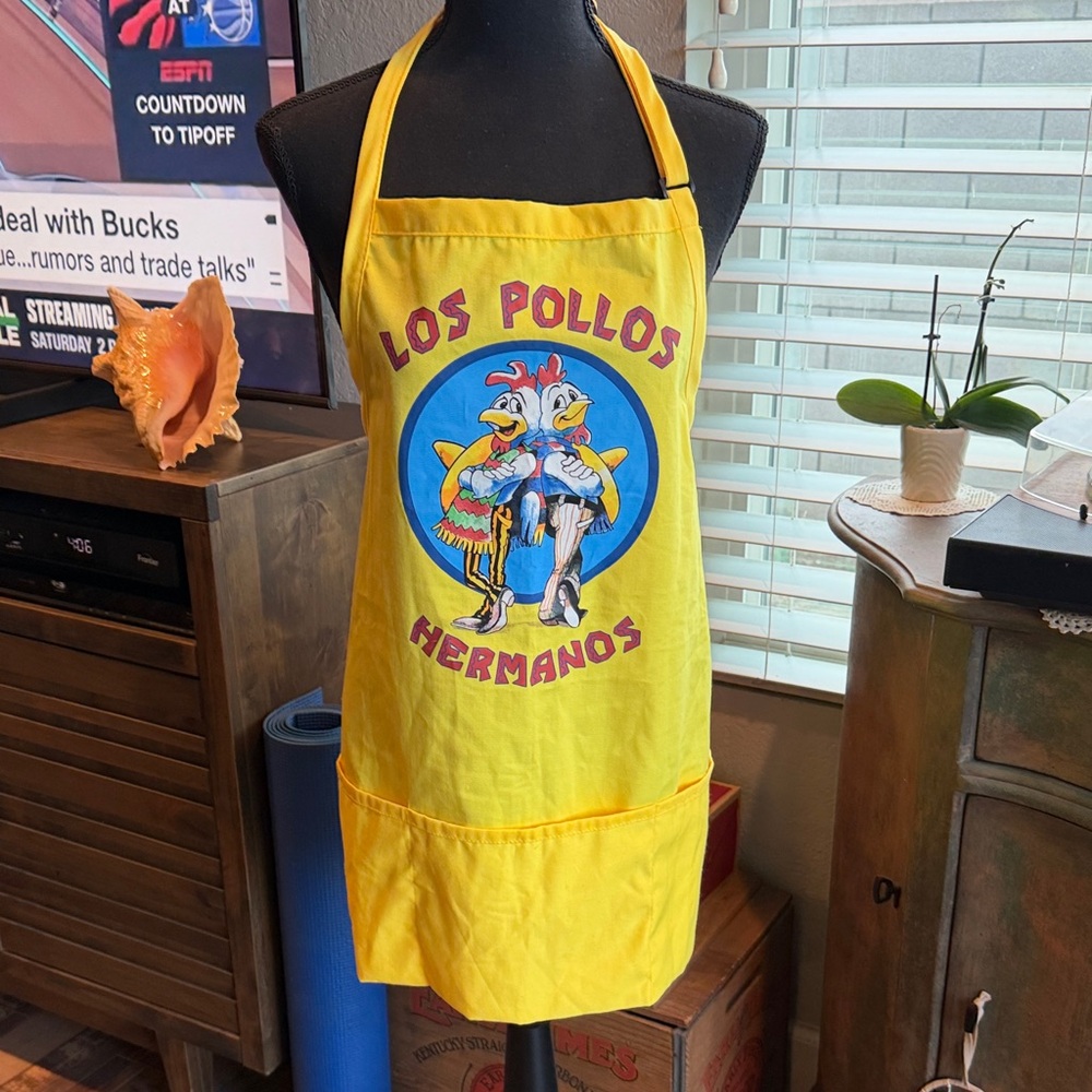 Breaking Bad Los Pollos Hermanos Yellow Apron